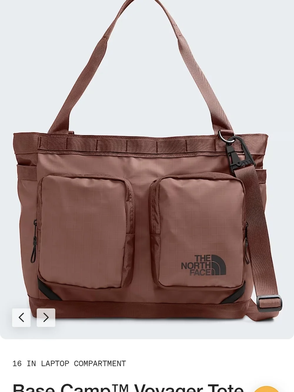 The North Face Base Camp Voyager Travel Tote Bag - EUC